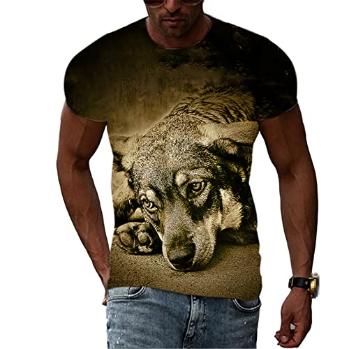 T-shirt d'été tendance homme manches courtes imprimé Harajuku look urbain casual