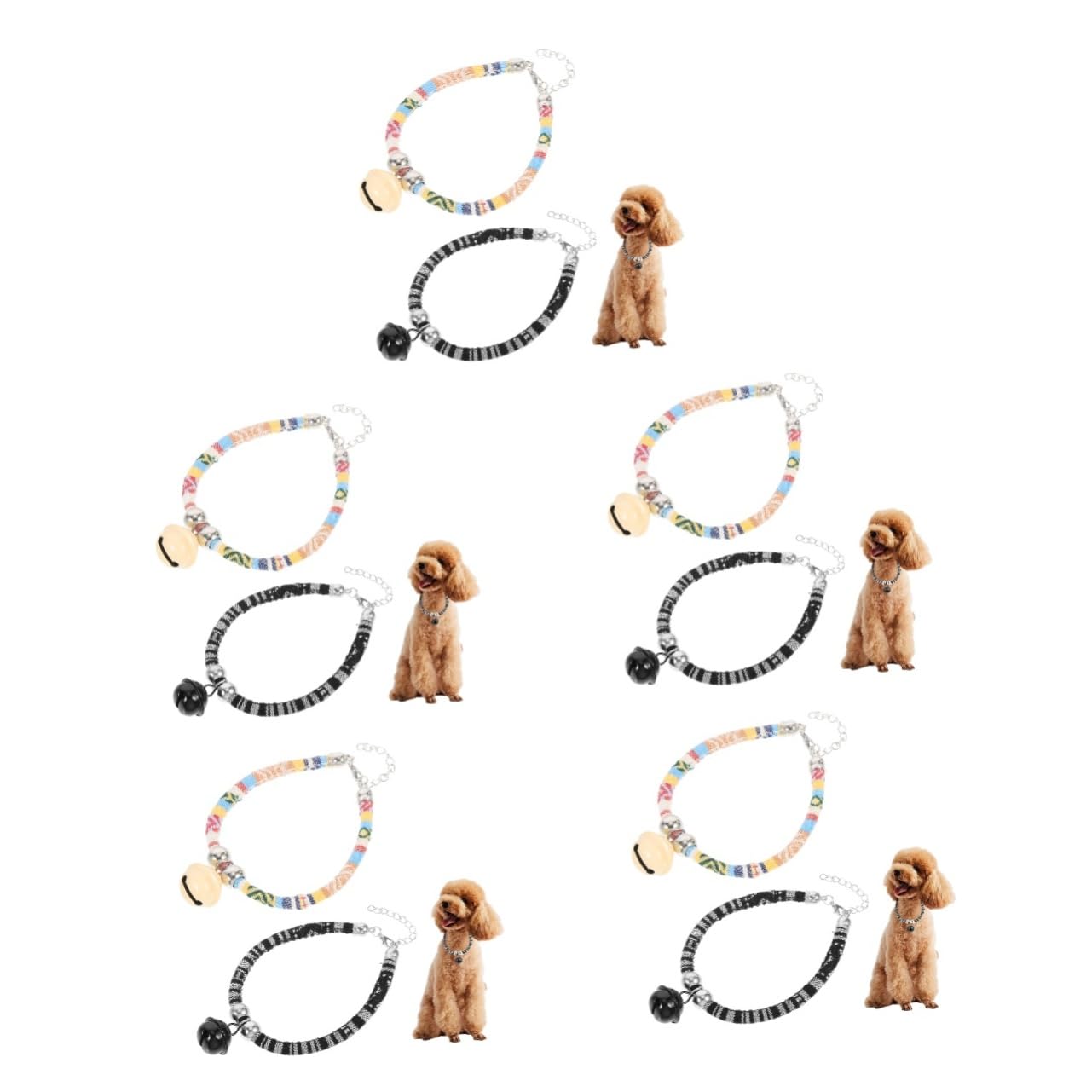 Colliers ethniques réglables pour chiens et chats au quotidien