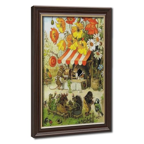 Impression sur toile animaux WCYB toile suspendue salon 20x30 cm