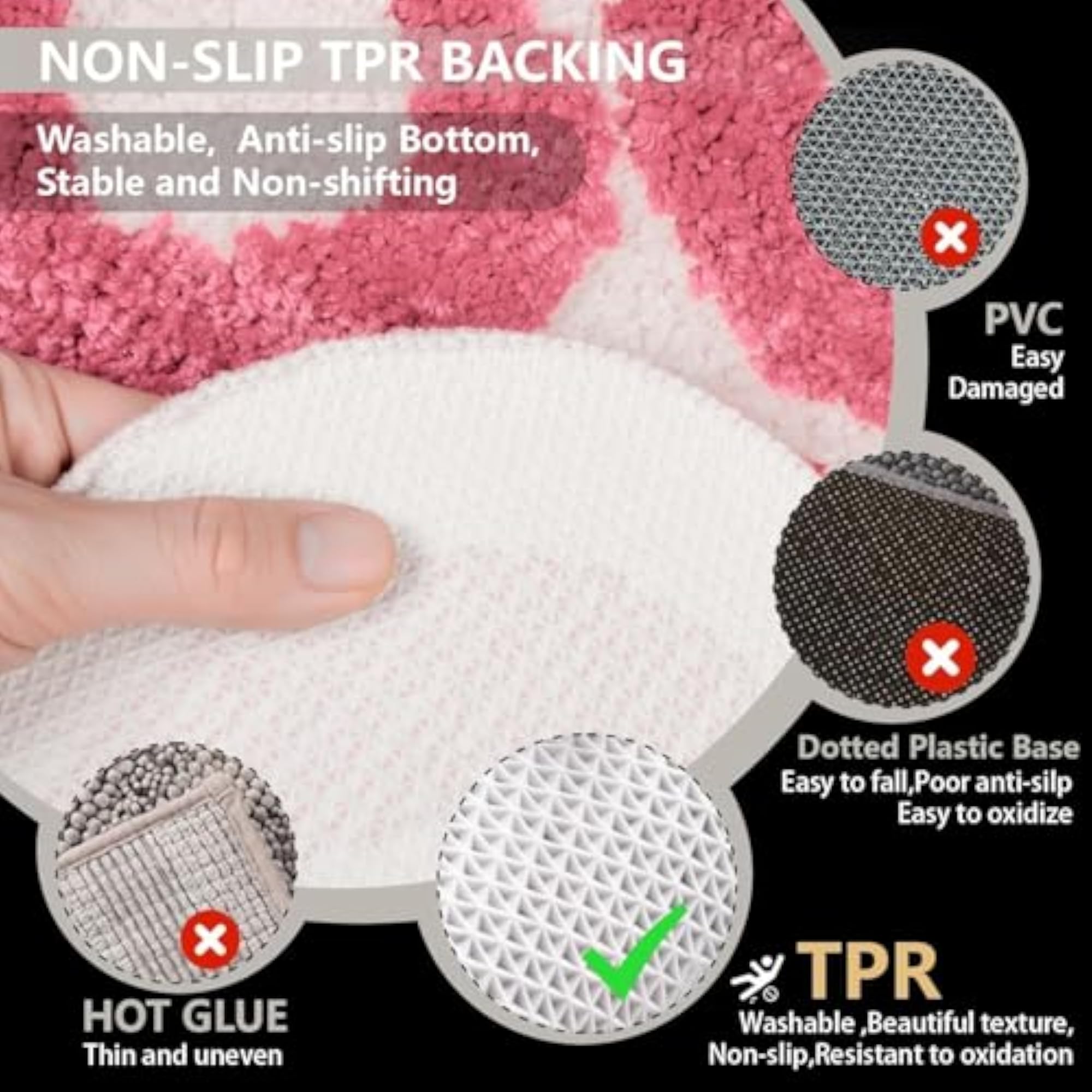 You Look Good Bath Mat, Cute and Fun Design