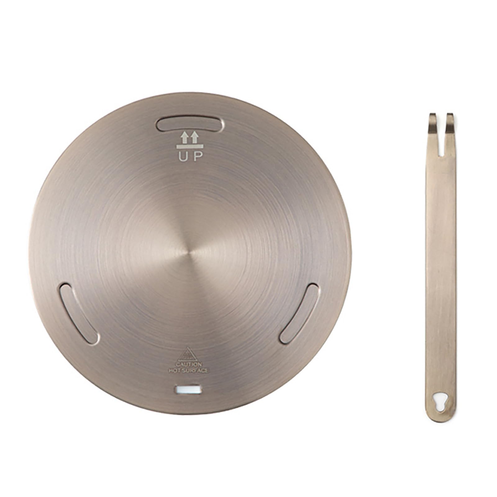 Placa difusora de calor de 28 cm, placa convertidora de placa de inducción de acero inoxidable, placa de cocción a fuego lento para placa de cocina eléctrica de gas, vidrio, anillo convertidor de