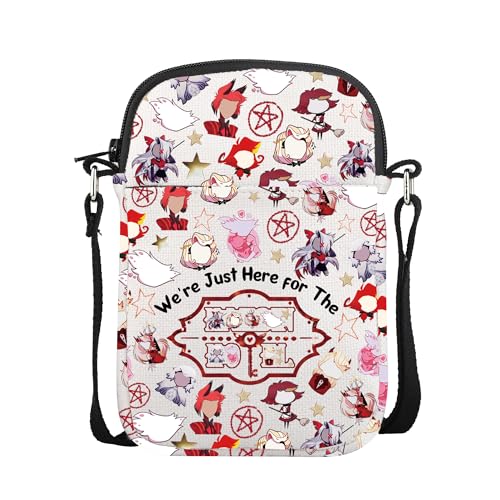 CMNIM Animated TV Show Merch Gifts We Re Just Here For The Crossbody Bags Cartoon Movie Fans Gifts