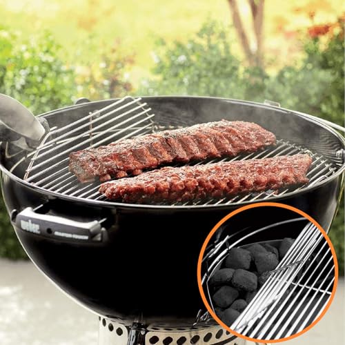 Rejilla Parrillera Doble para Weber 22 Pulgadas Acero miniatura 5