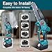 Mini Kettensäge für Makita 18V Akku，1200W Bürstenlose Kettensäge Elektrisch 6&8 Zoll,Akku Kettensägen Handkettensäge für Gartenscheren,Holzschneiden... nicht enthalten)