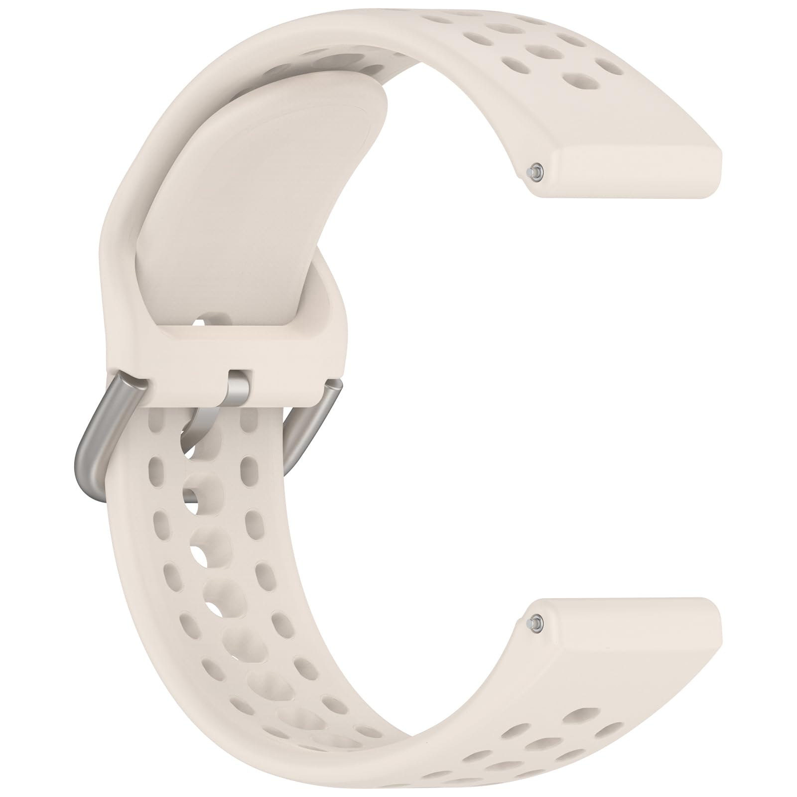 Bracelet de rechange en silicone pour Amazfit Bip 6/Bip 5, 22 mm à dégagement rapide pour montre connectée Amazfit GTR 4/3/3 Pro/2/2e/GTR 47 mm (sans tracker)