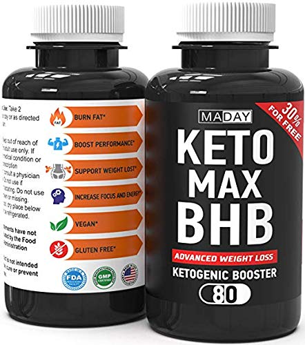 Keto Burn Weight Loss Pills - Keto Pills Fat Burners for Women and Fat Burners for Men, Keto Supplements for Ketosis and Keto Fat Burner Pills, Keto Diet Pills - 80 Capsules