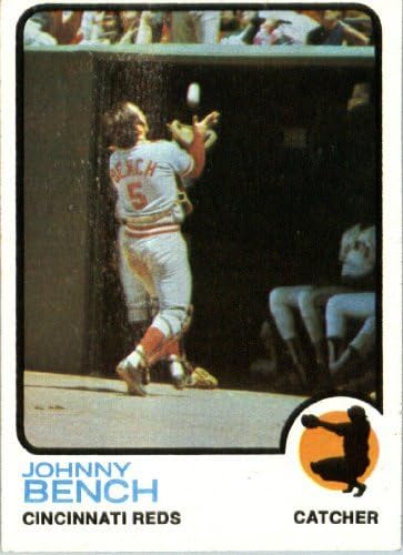 1973 Topps Baseball Card #380 Johnny Bench