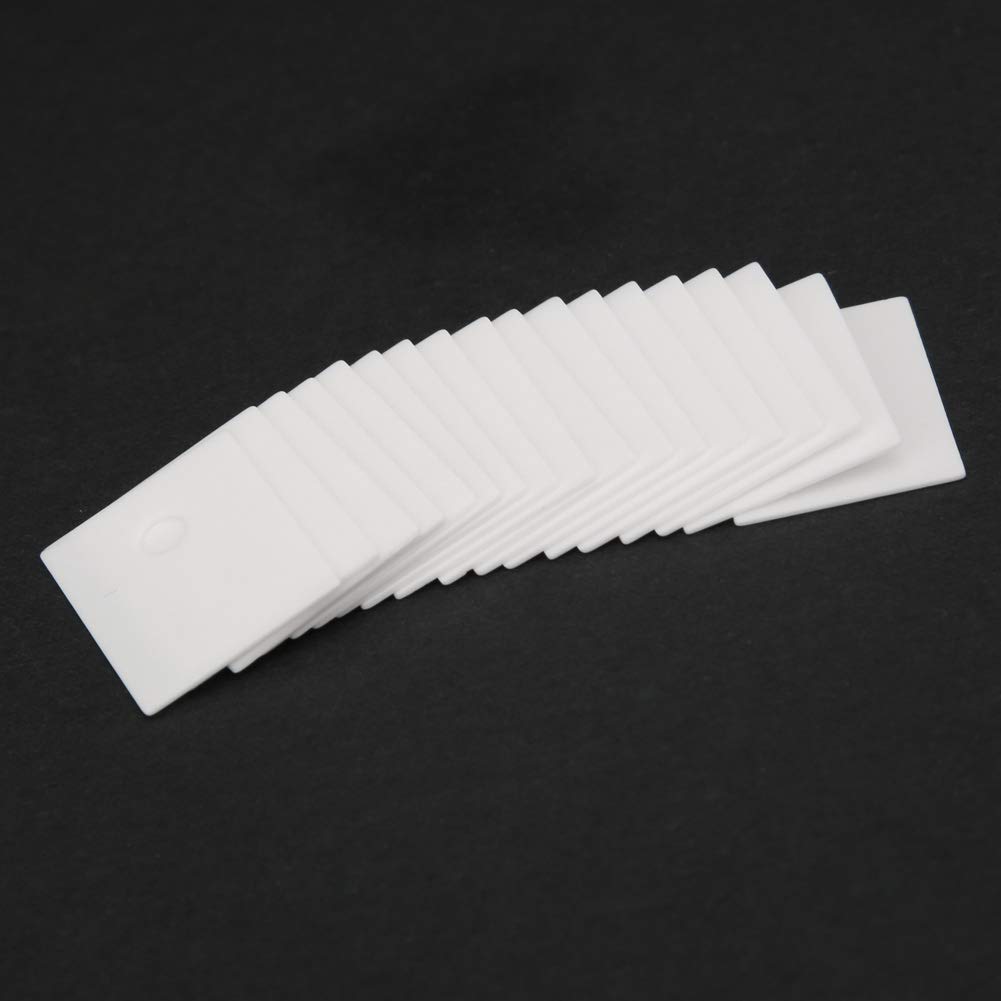 Foglio di ceramica, Foglio di ceramica di allumina, 100 pezzi To-247 Foglio isolante di ceramica di allumina Mos Transistor Igbt Pad di raffreddamento 17 X 22 X 1 mm