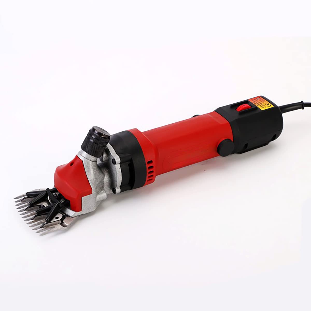 Eléctrico Esquiladora De Caballo 690W, Ovejas Eléctrica Cortadora Esquiladora, 6 Engranajes Ajustables, para Caballos/Camellos/Perros,Rojo,220V