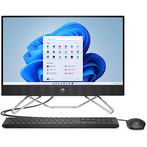 HP 23.8�C���` �^�b�`�X�N���[�� FHD �I�[���C�������f�X�N�g�b�v�R���s���[�^�[ Intel Pentium Silver J5040 8GB RAM 256GB SSD Intel UHD Graphics 605 Jet Black, 24-C