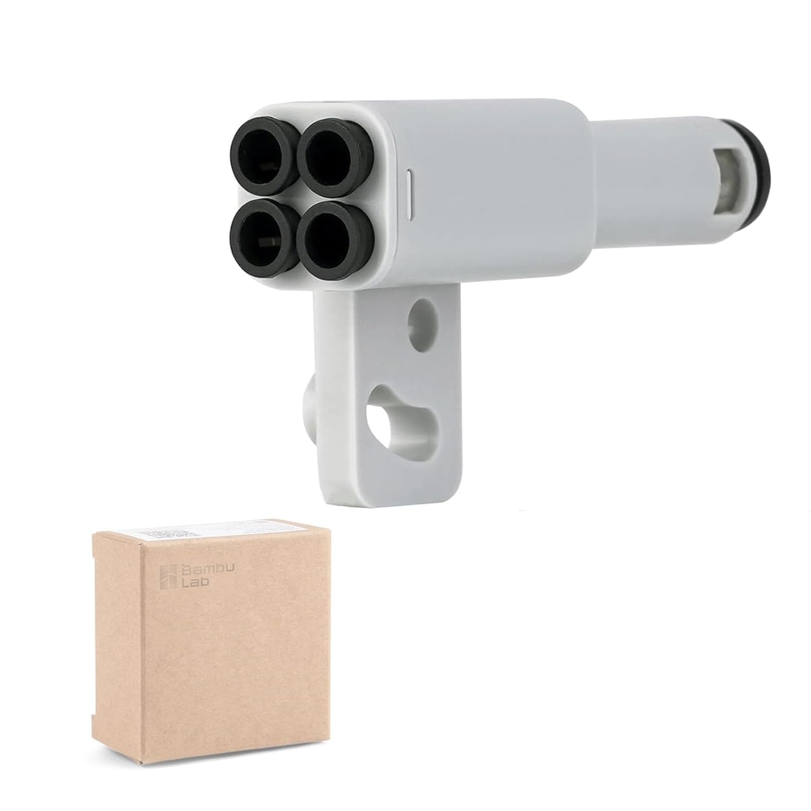 Sahvaim Original Bamboo 4-in-1 PTFE Adapter, Filament Bowden Tube Expansion Port,AMS Connect 4 Feeding Modules for Bambu Lab X1/X1C/X1E/P1S/P2S/P1P/