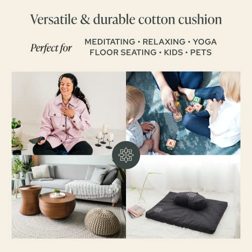 image for Mindful Modern Mindful & Modern Large Meditation Cushion | Zafu Yoga B