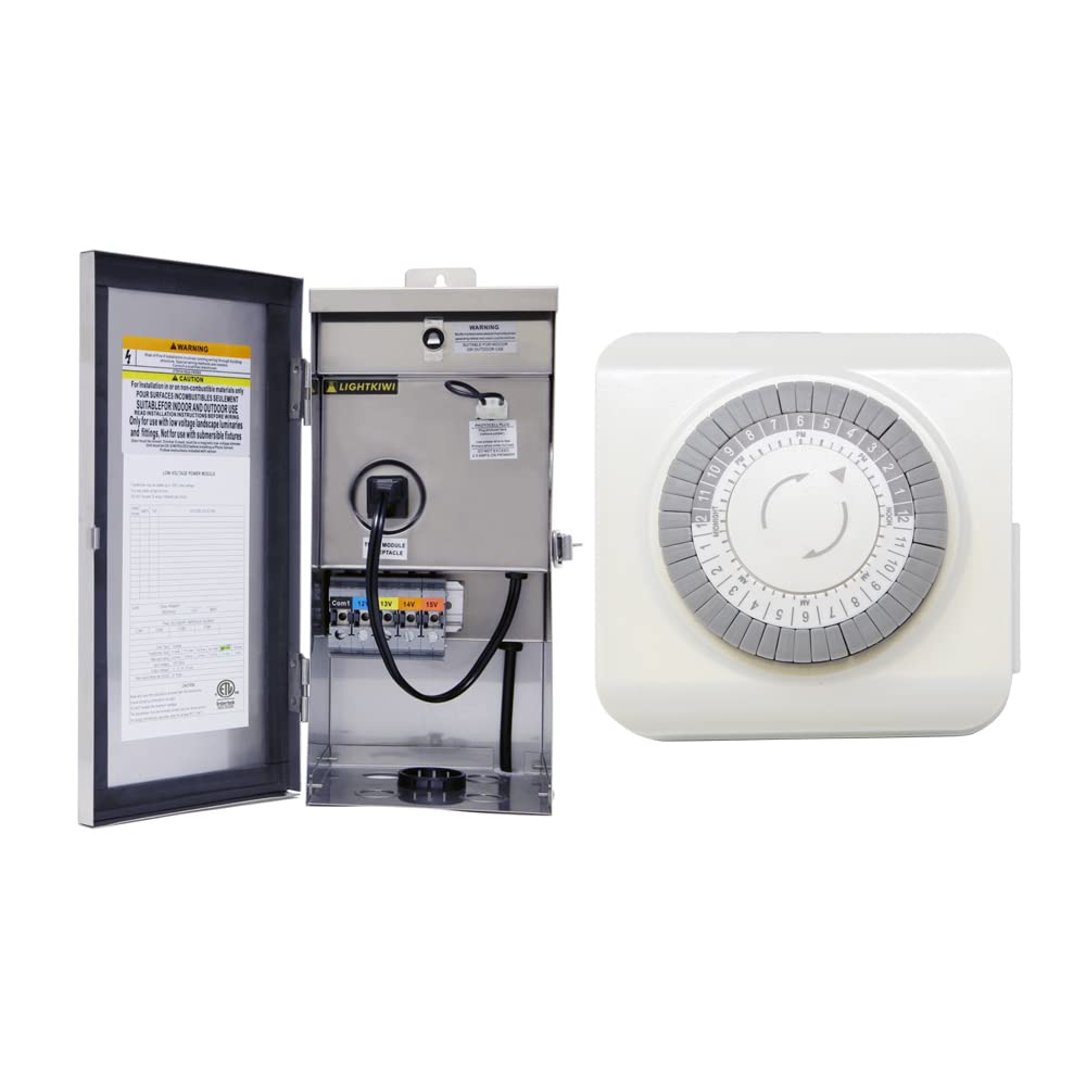 Lightkiwi 300 Watt Multi-Tap (12V-13V-14V-15V) Low Voltage