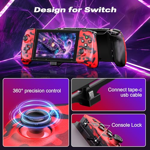 Swdmfc SWDMFC-01 Switch Controllers For Nintendo Switch/Oled, One-Piece Joypad Controller Replacement For Switch Pro Controller thumb #6