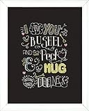 Design Works Crafts 2888 Hug Chalkboard Counted Cross Stitch Kit, 8 by 10