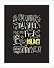 Design Works Crafts 2888 Hug Chalkboard Counted Cross Stitch Kit, 8 by 10"