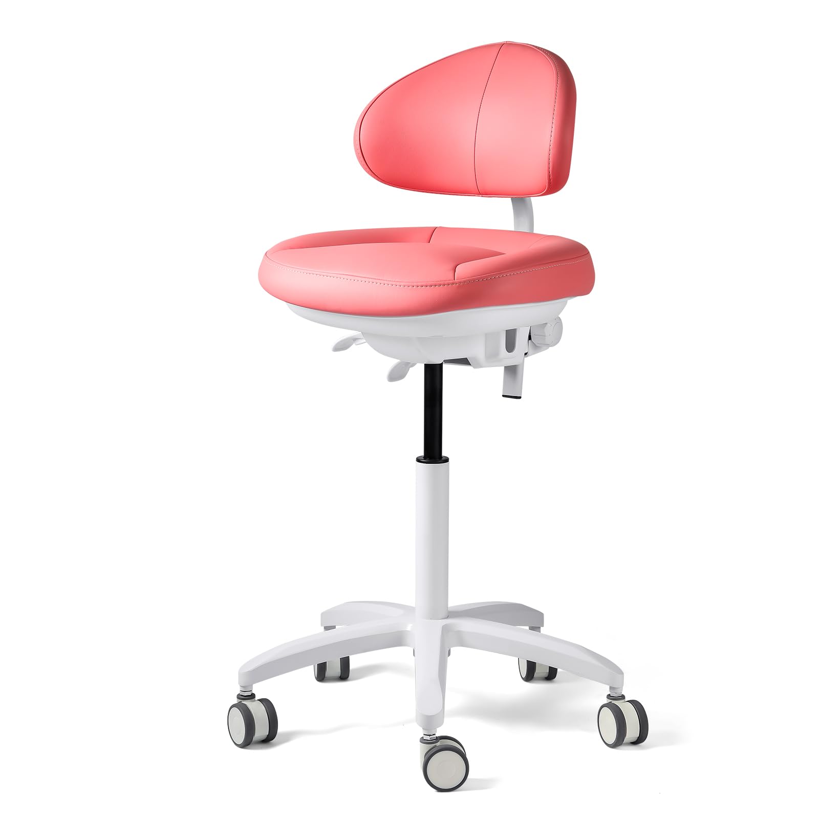 JMU Dental Chair with Back Rest for Medical Clinic Lab, Pink