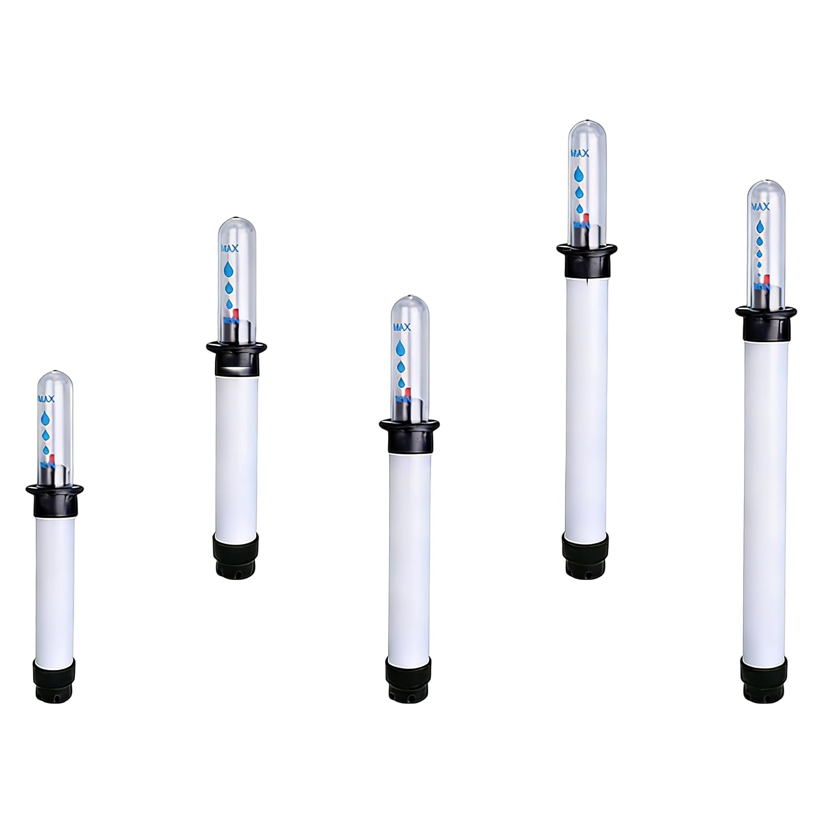Kalttoy 5Pcs Testers For Flower Pots With Simple View Water Display Shortage Reminder Water Levels Meter For Plant