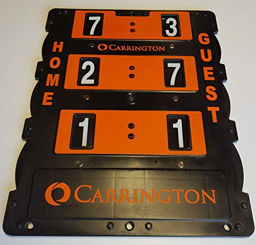 Carrington - Set de 3 marcadores de tenis, 2 tamaños y opciones de idioma, ideal para mostrar resultados durante partidos miniatura 3