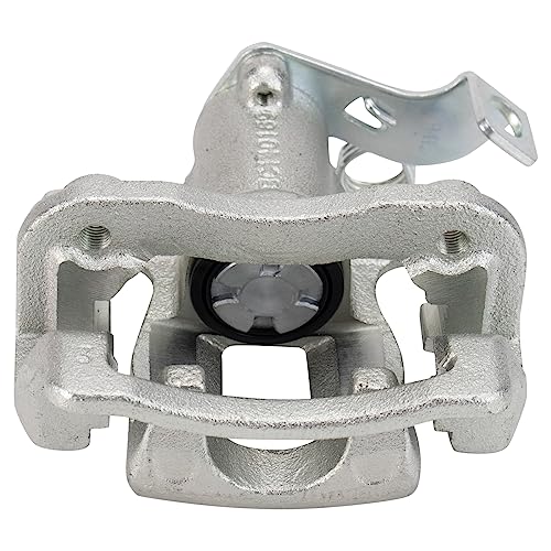 Image of TRQ Rear Brake Caliper Set Zinc Coated Brackets Compatible with 2012-2017 Kia Rio