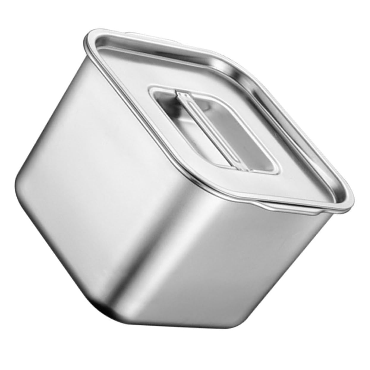 ABOOFAN 4 Stück Gewürzbox aus Edelstahl stainless steel ausstecher rentier Zuckerhalter Vorratsglas für Gewürze Fass kleine Werkzeuge Lagertank Vorratsdose Rostfreier Stahl