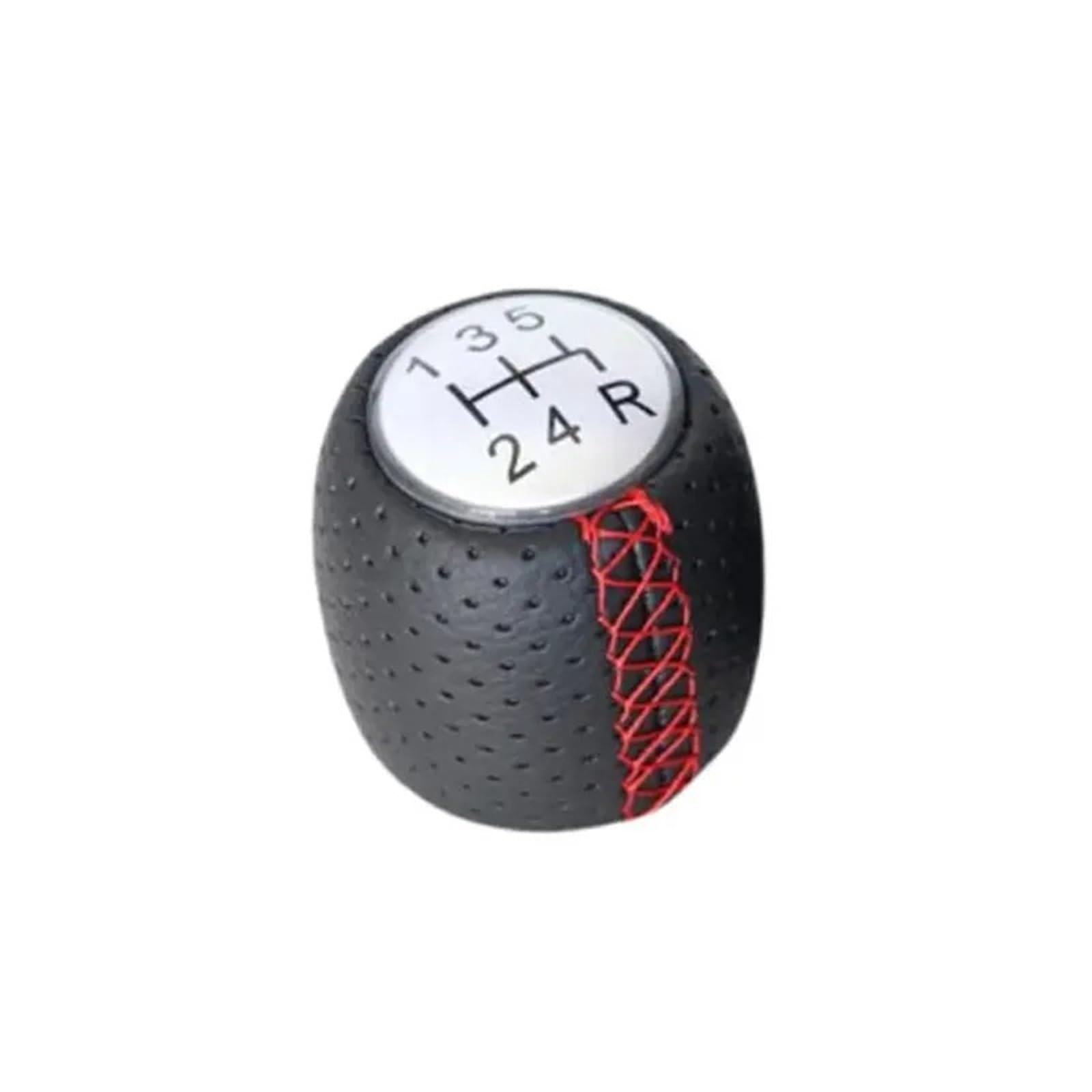 Jxewmtmc for ALFA for Romeo 159 for Brera for Spider 2005-2011 5 6 Speed Car Shift Knob Gear 55344557 Gear Stick Shift Cover(5R red)
