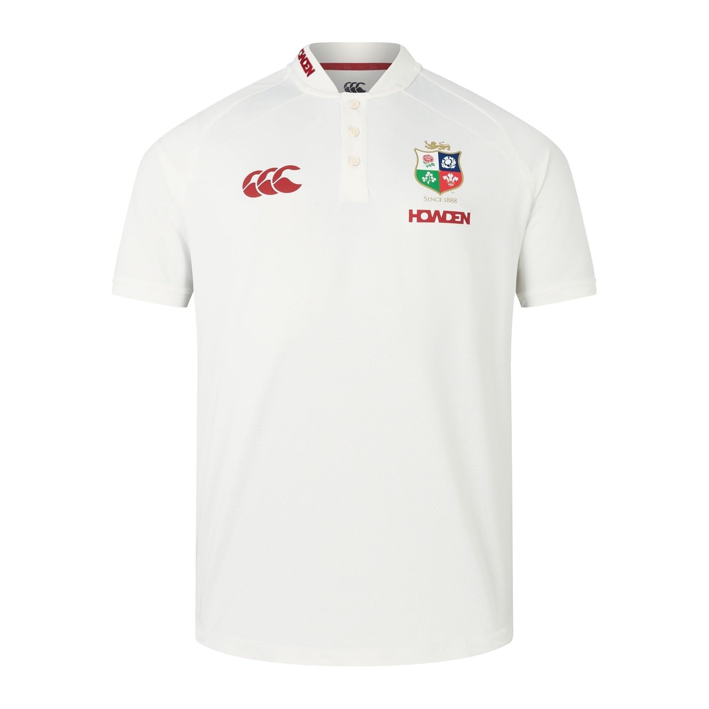 Canterbury Men's Official British & Irish Lions Polo Shirt | Breathable | Moisture Wicking, Egret, 3XL