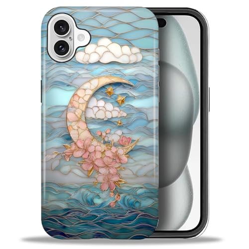Coque iPhone 16 rigide antichoc et pare-chocs silicone PC
