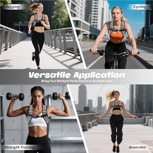 Image of VBSD Weighted Vest Woman 6lb /8lb /12lb /16lb /20lb /25lb /30lb Weight Vest for Women Men Body Weight Vests for Walking Strength Training Running Workout Jogging Fitness