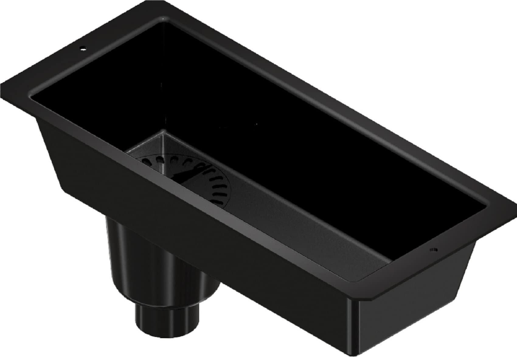 SBK Wasserentleerungsrinne für SBK Wasserverteiler 4001, 6-fach (Länge 620 mm, Kunststoff, Metall, Rückschlagventil)