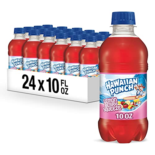 Hawaiian punch lemon berry squeeze, 10 fl oz bottles, 6 count (pa…