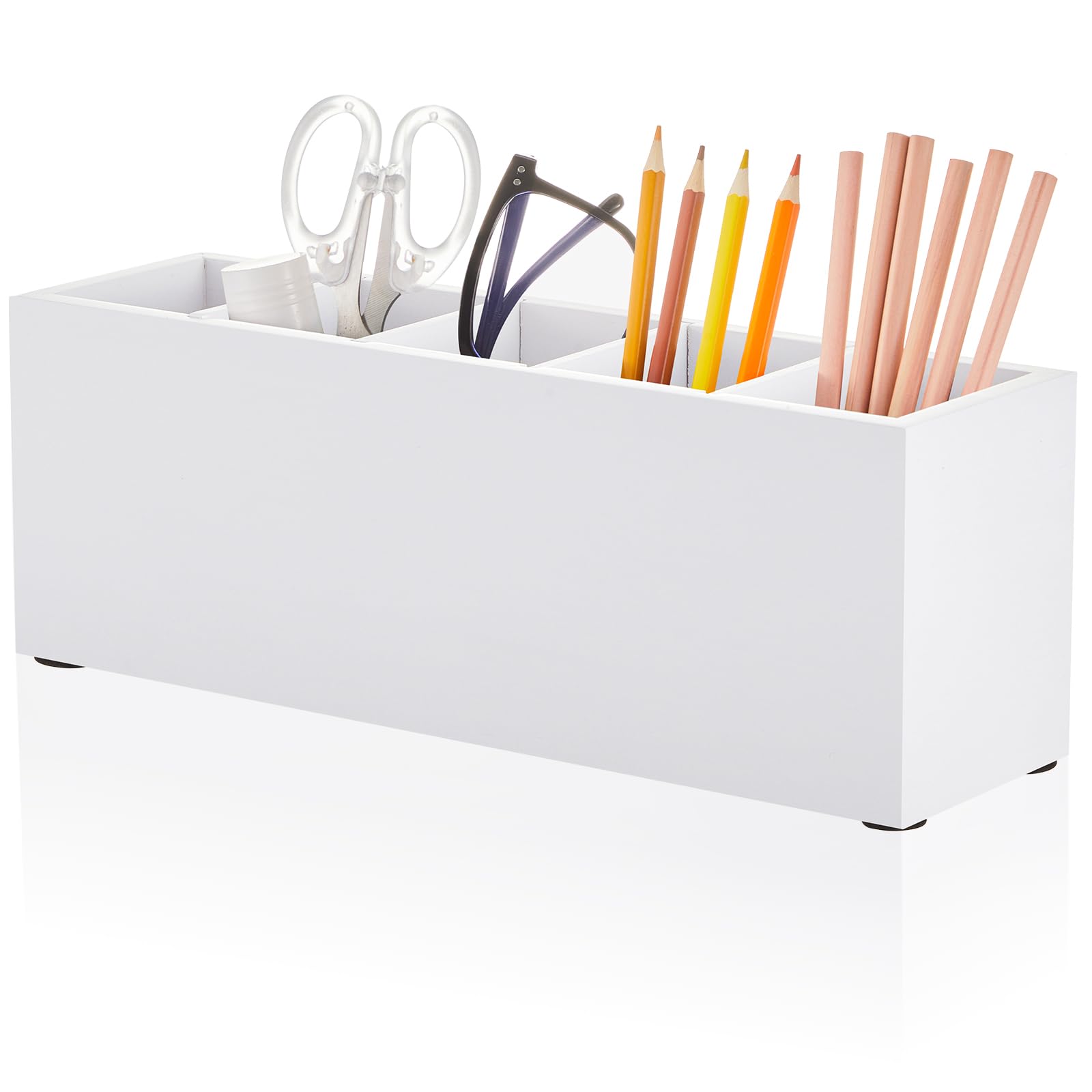 Jetec Wooden Pencil Pen Holder - Organize Your Desk -8 Jetec Wooden Pencil Pen Holder - Organize Your Desk -8