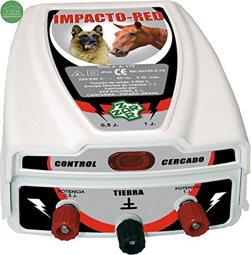 Pastor eléctrico Impacto-Red. Para perros y caballos. - Cerca Eléctrica exterior a...