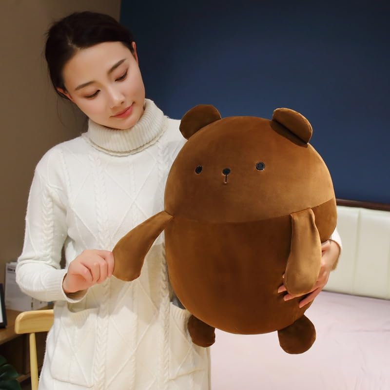 茶色いぬいぐるみ 約60cm Amazon.co.jp: 大きいサイズのクマのぬいぐるみ、素敵なジャガイモクマ