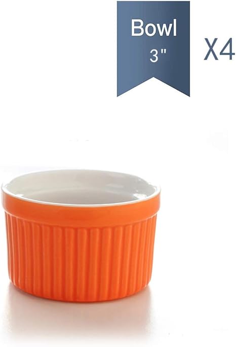 Amazon Co Jp ボウル どんぶり 食器ボウル ミニクリスマススイーツボウル 3 かわいい陶器食器として使えるサラダボウル フルーツ皿 ボウル プリン フルーツカップスープボウル 五色陶器ボウル Color Orange 数量 Quantity 4 ホーム キッチン