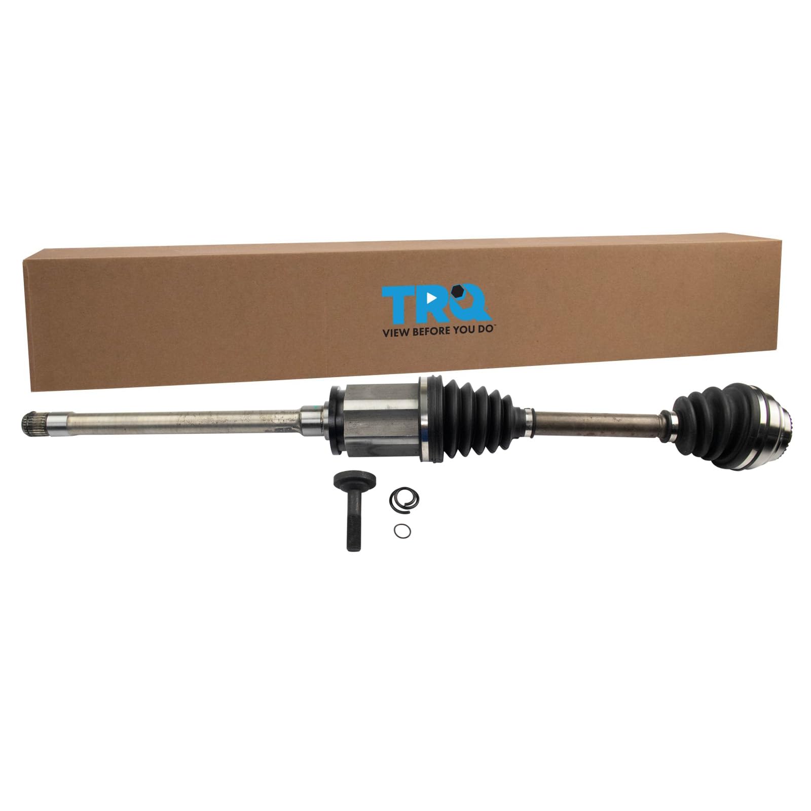 TRQ Front Complete CV Joint Axle Shaft RH Passenger Side for BMW xDrive AWD 528 535
