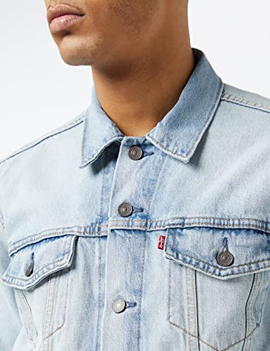 Levi's The Trucker Veste Homme, New Light, L - Image 4