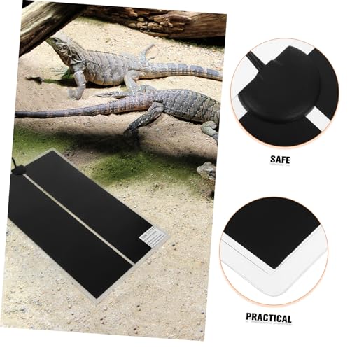 Alfombrilla eléctrica de calefacción para reptiles Toddmomy 3 piezas miniatura 3