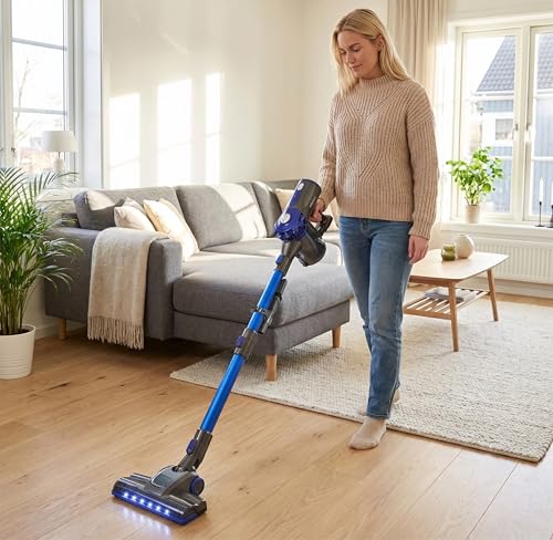 Akitas V8 3-in-1 Cordless Hoover Vacuum Cleaner Handheld & Upright Lightweight 22.2 V 150 W, Rechargeable Lithium Battery for Floors Carpets and Pet Hair - Image 3