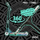 Zinc Nasty Stunt Scooter - Trick Scooter with Triple Clamp & ABEC 9 Bearings, 100mm PU Wheels, HIC Head Set & Aluminium Deck - Suitable for Ages 6+ - Image 5