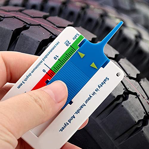 Profieldieptemeter Motorfiets 4 Stukken Profieldieptemeter Autobanden Profieldieptemeter Hanger Profieldieptemeter Profi… - Image 5