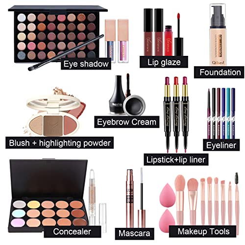 Maletín de maquillaje completo MKNZOME para retocarte en tus viajes 2