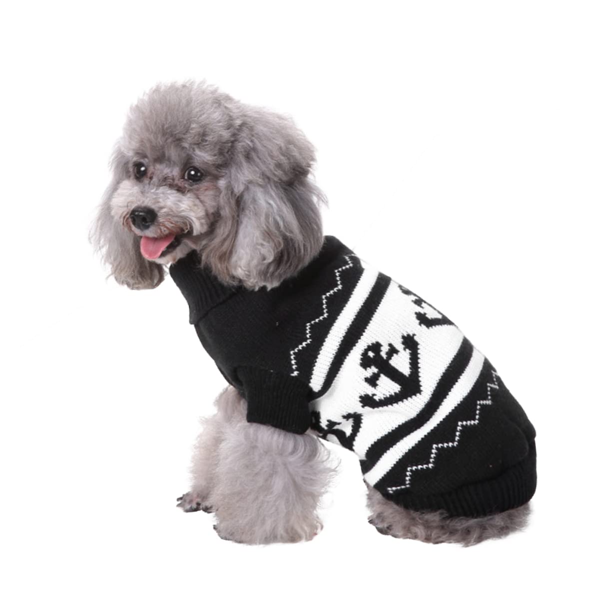 Sosoport 3St Weihnachtswelpenkleidung Weihnachts hundepullover hundekostü Winterkleidung für Hunde Kleiner Hundepullover Weihnachtspullover Kleider gestrickter Pullover für Haustiere Chef