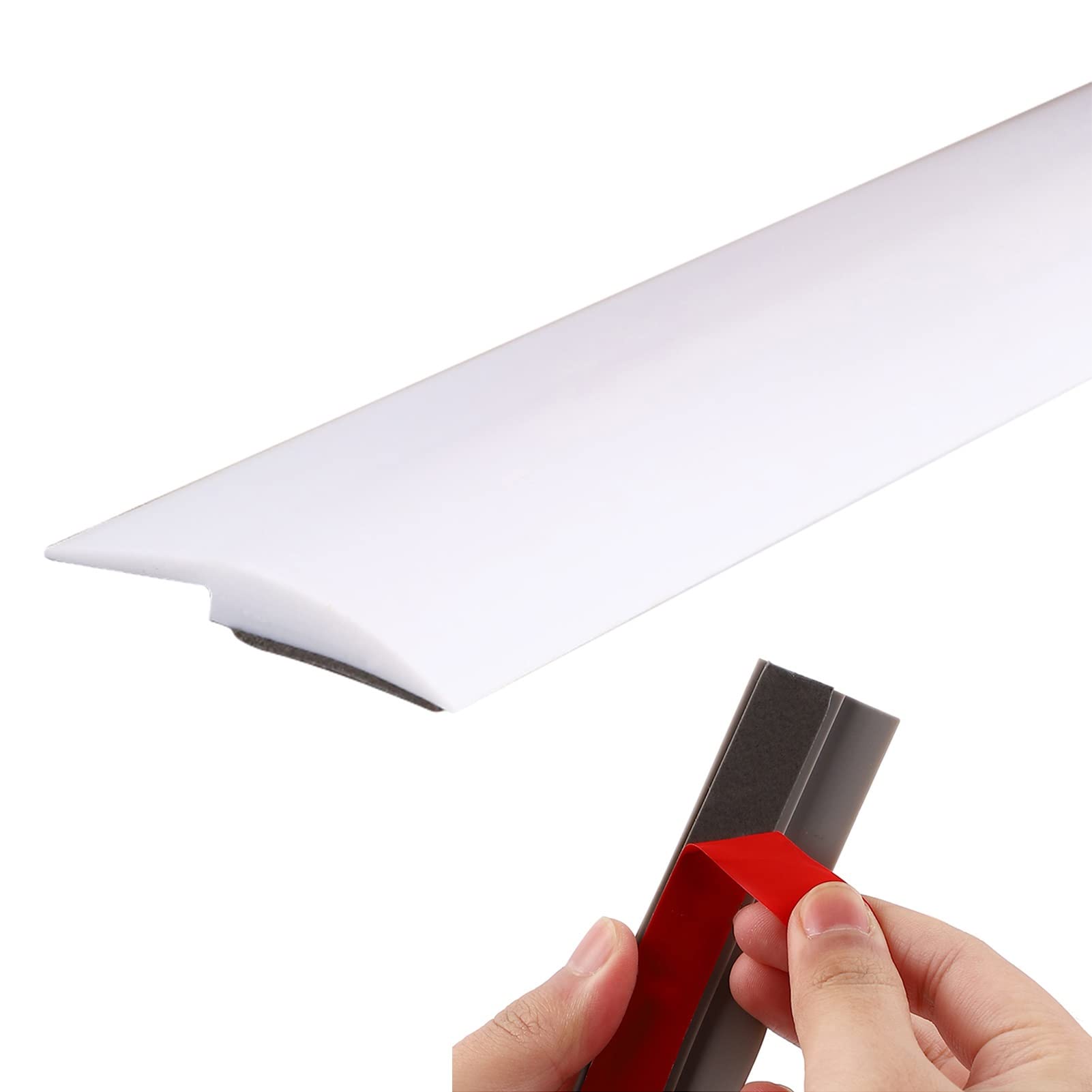 Solution anti-trébuchement : bande de transition de plancher autocollante pour sol irrégulier