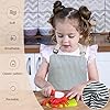 ATROPOS 2pcs Kids Aprons with Pockets - Adjustable Striped Chef Aprons for Cooking, Baking, and Art - Cute and Durable Aprons for Boys and Girls #4