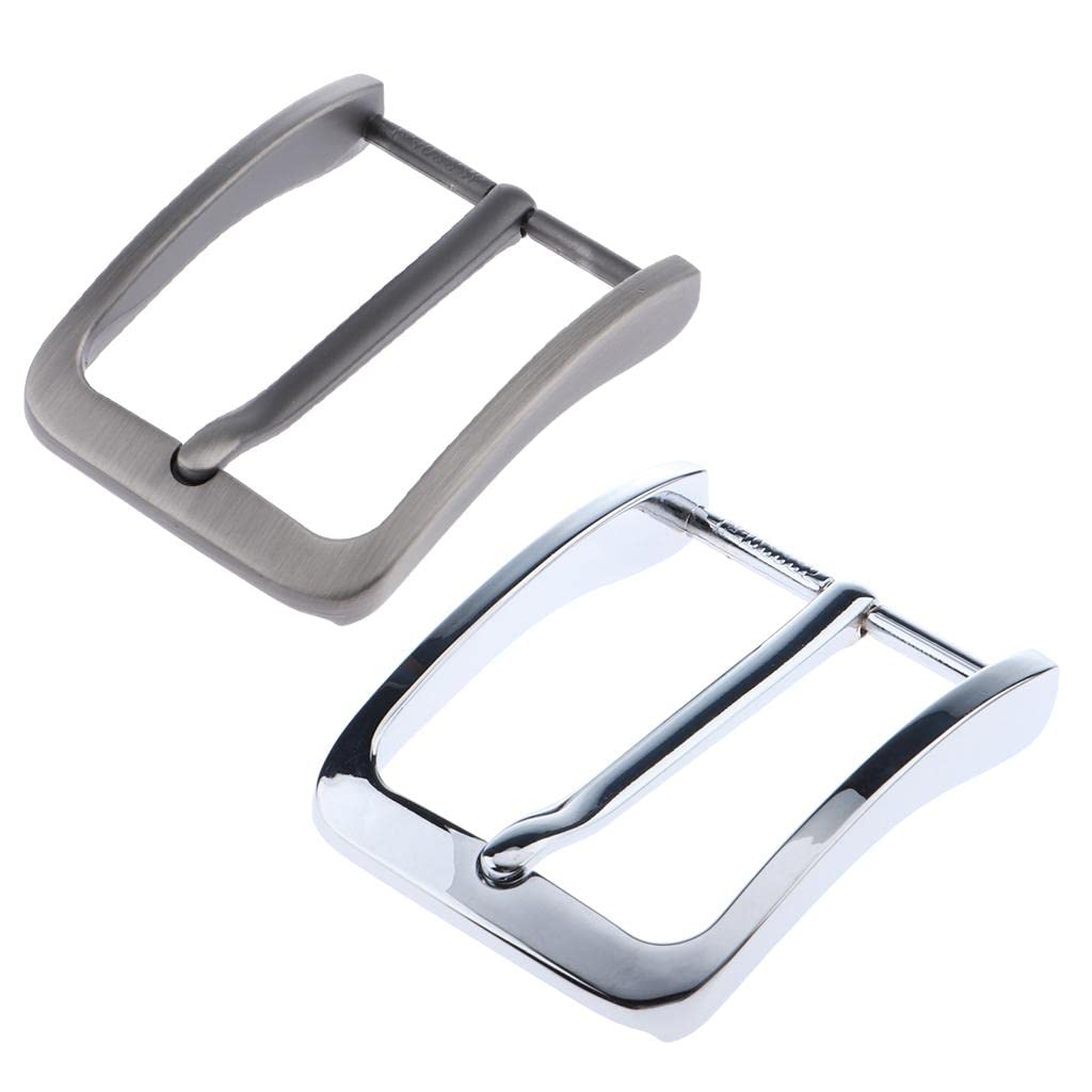 Mens Alloy Antique Belt Buckle Single Prong Rectangular Pin Buckle Accessory-image-41