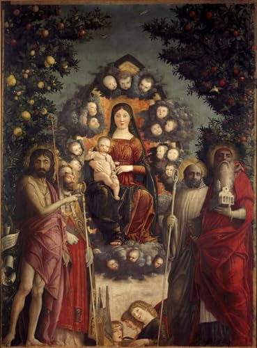 Toile Peinture Murale Mantegna : l'élégance chrétienne pour la décoration de votre salon 60x90cm