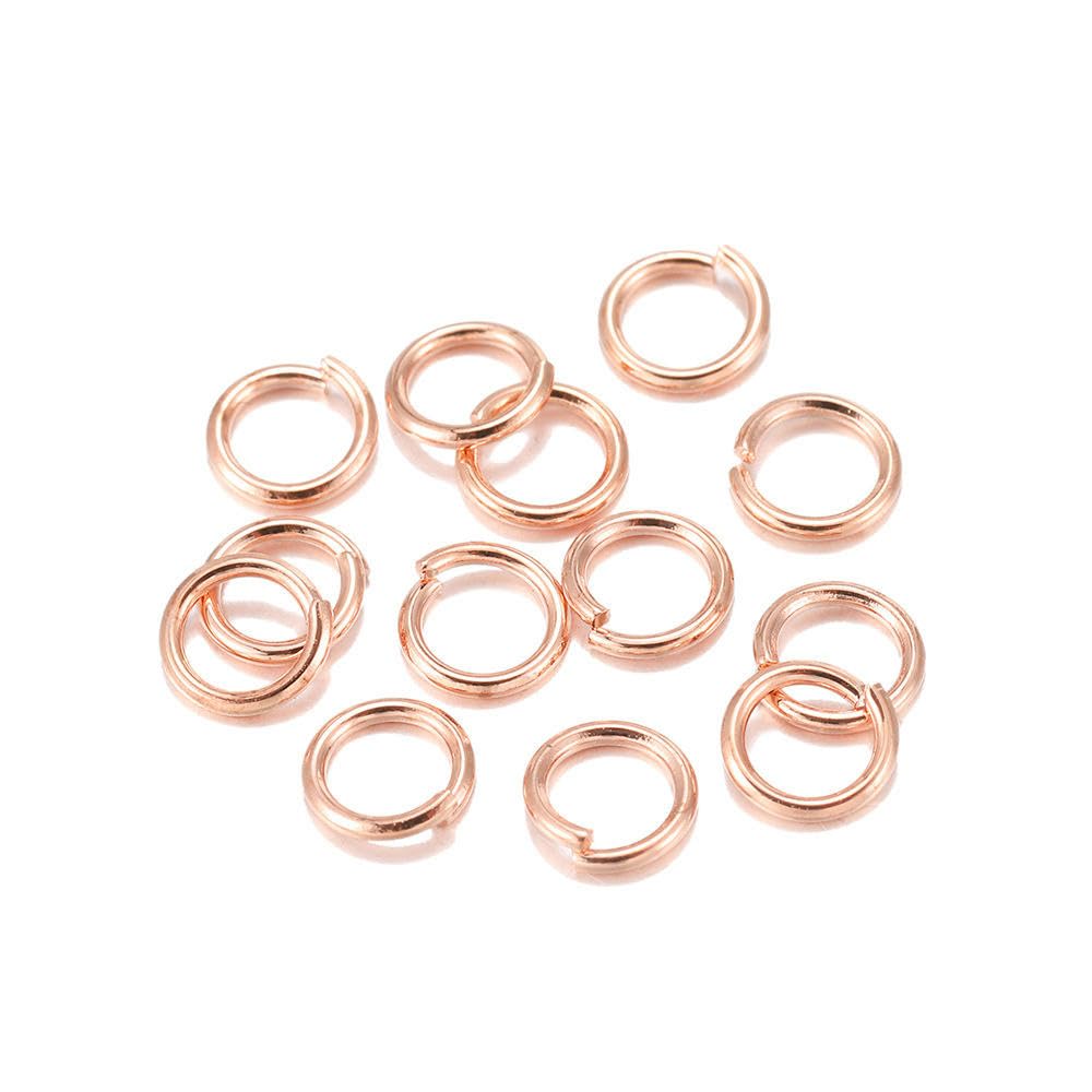 THAYLA Gewicht: 500 g, 3–20 mm, 300–20.000 Stück, Edelstahl, offene Binderinge, Metallverbindungsringe, Schmuckspaltringe für Schmuckherstellung