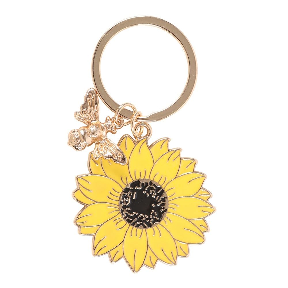 Something Different Wholesale Cheerful Sunflower Keyring – You Are My Sunshine Message, Durable & Stylish, Uplifting Accessory for Keys, Bags, and More – Brighten Your Day with a Touch of Sunshine