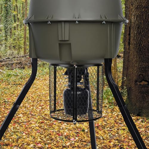 Varmint Cage Protector, Weatherproof Deer Feeder Guard, Outdoor Forest Protection, Keep Wildlife Critters Away